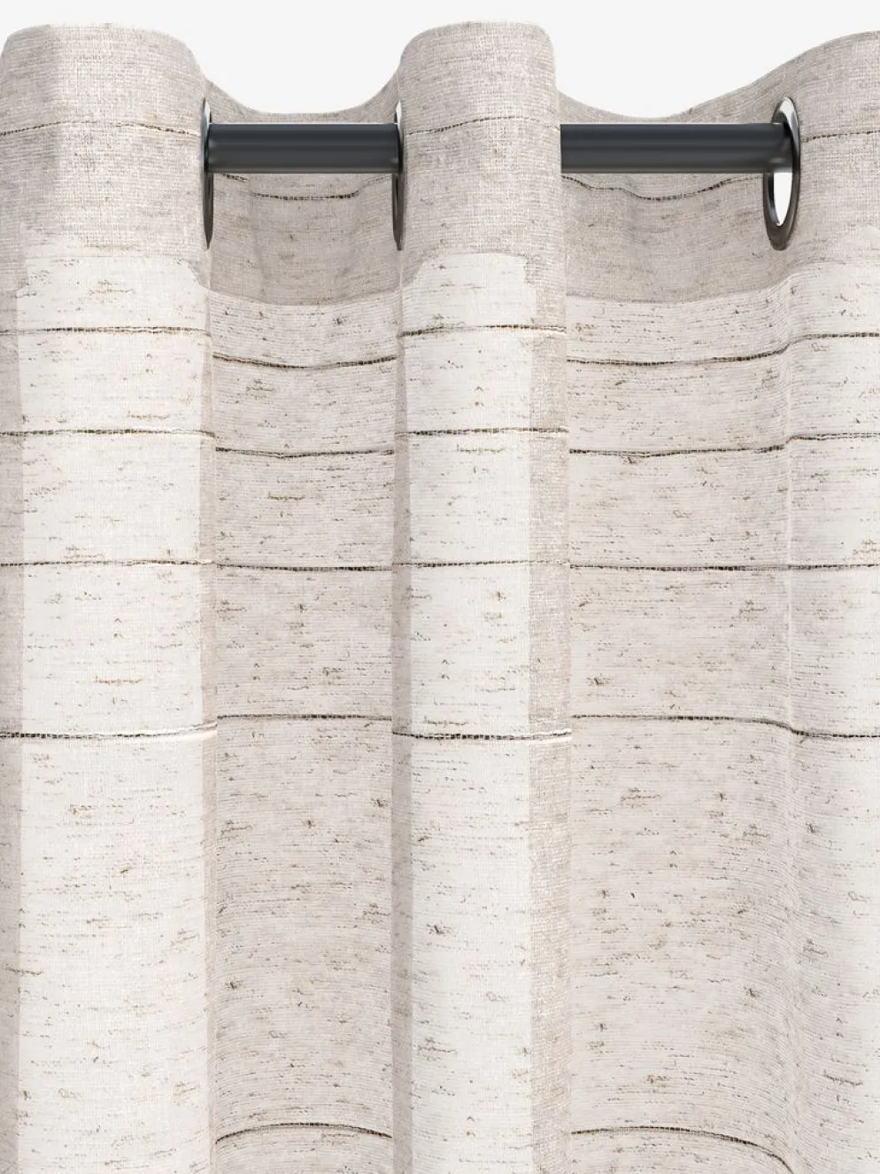 LANGELANDCortina LANGELAND 1x140x300 aspecto lino beis