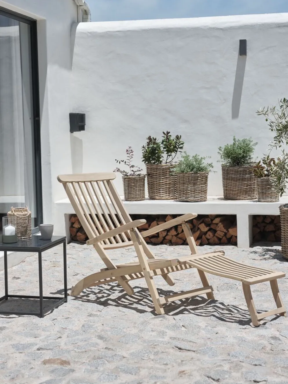 LANGHOLMTumbona plegable LANGHOLM madera dura