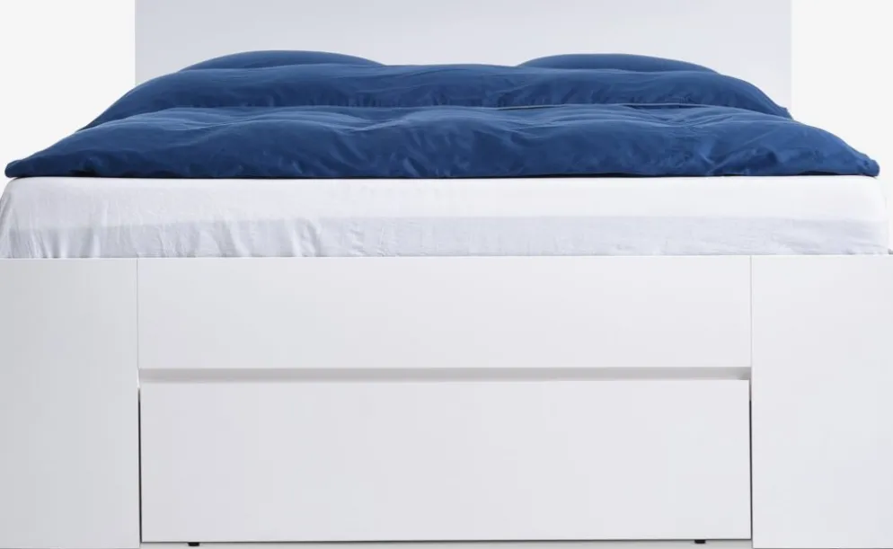 LIMFJORDENEstructura cama LIMFJORDEN 135x190 3 cajones blanco
