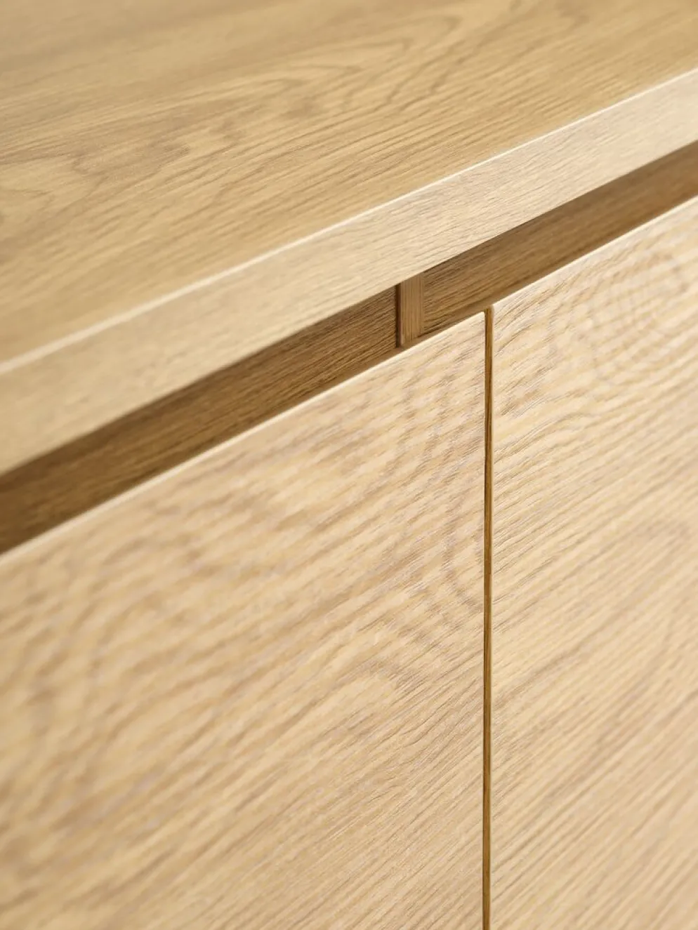 LIMFJORDENMueble TV LIMFJORDEN 2 cajones 1 puerta color roble cálido