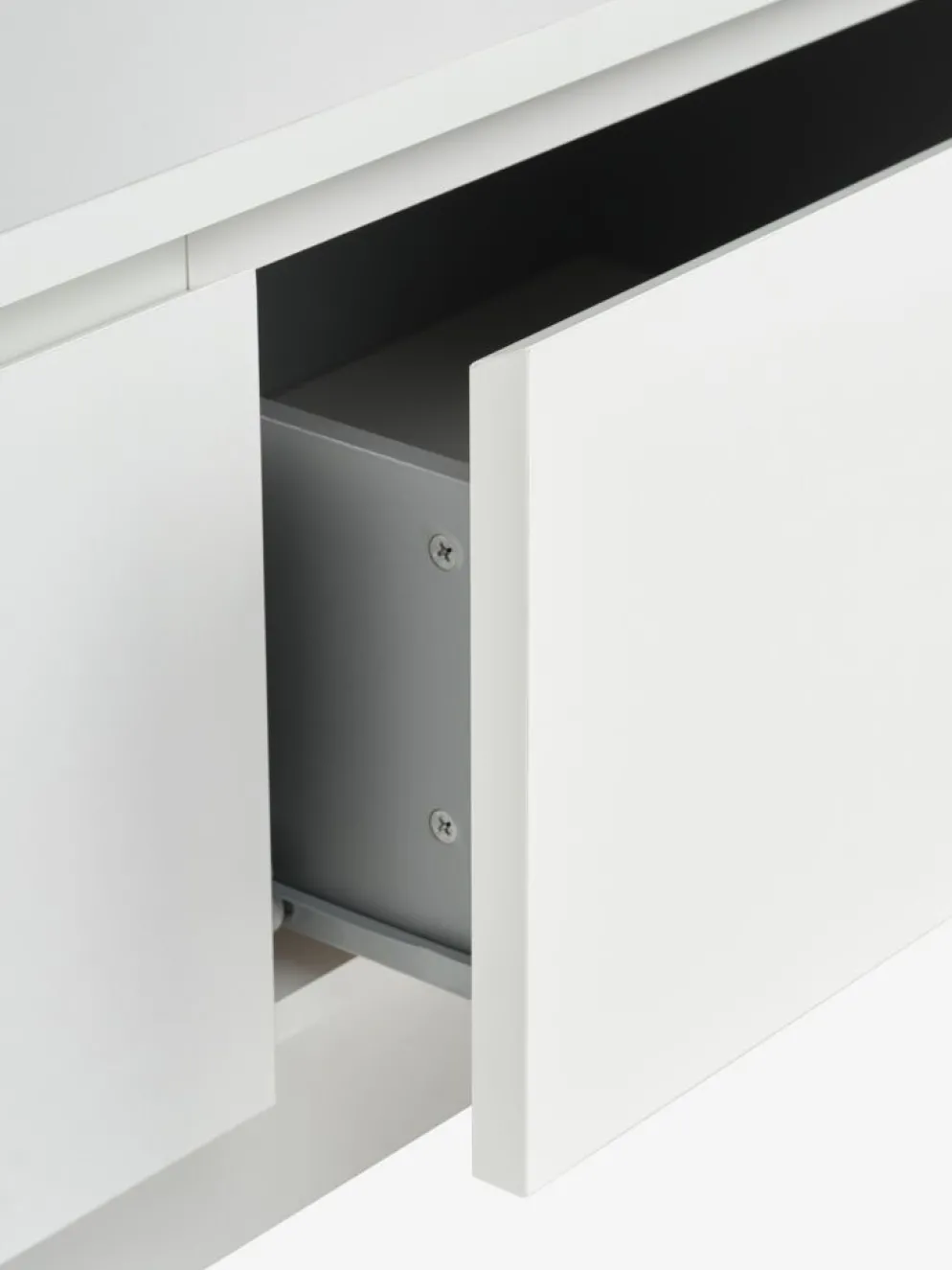 LIMFJORDENMueble TV LIMFJORDEN 2 cajones 1 puerta blanco