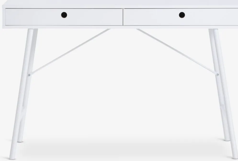 LINDVEDEscritorio LINDVED 48x120 2 cajones blanco