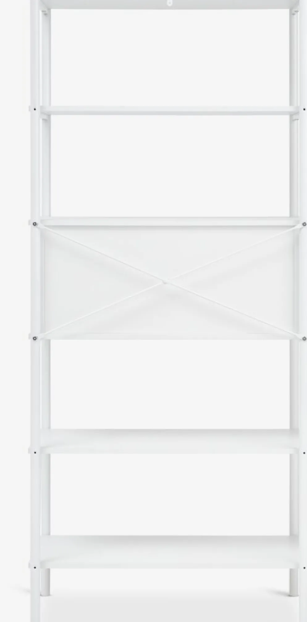 LINDVEDEstantería LINDVED 6 estantes 2 puertas blanco
