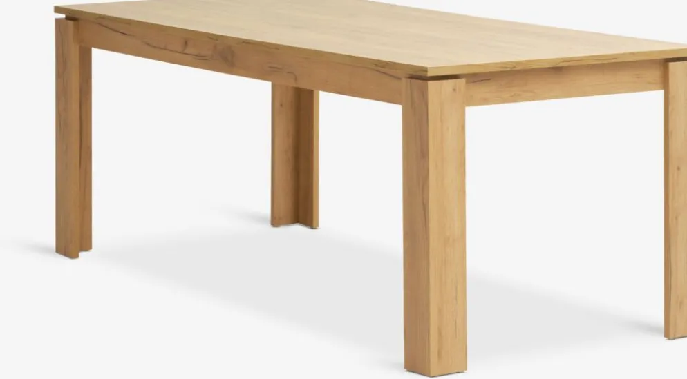 LINTRUPMesa de comedor LINTRUP 90x190/280 roble salvaje natural