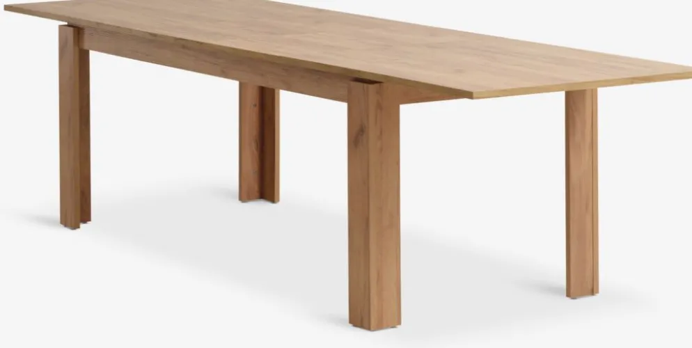 LINTRUPMesa de comedor LINTRUP 90x190/280 roble salvaje natural
