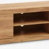 LINTRUPMueble TV LINTRUP 2 puertas color roble salvaje natural