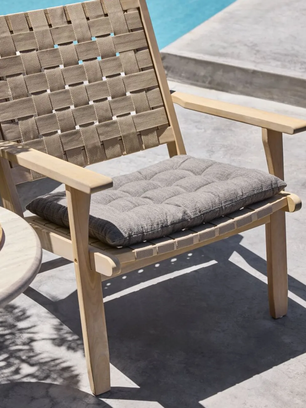 LODSHOLMCojín de jardín para sillón exterior LODSHOLM marrón oscuro
