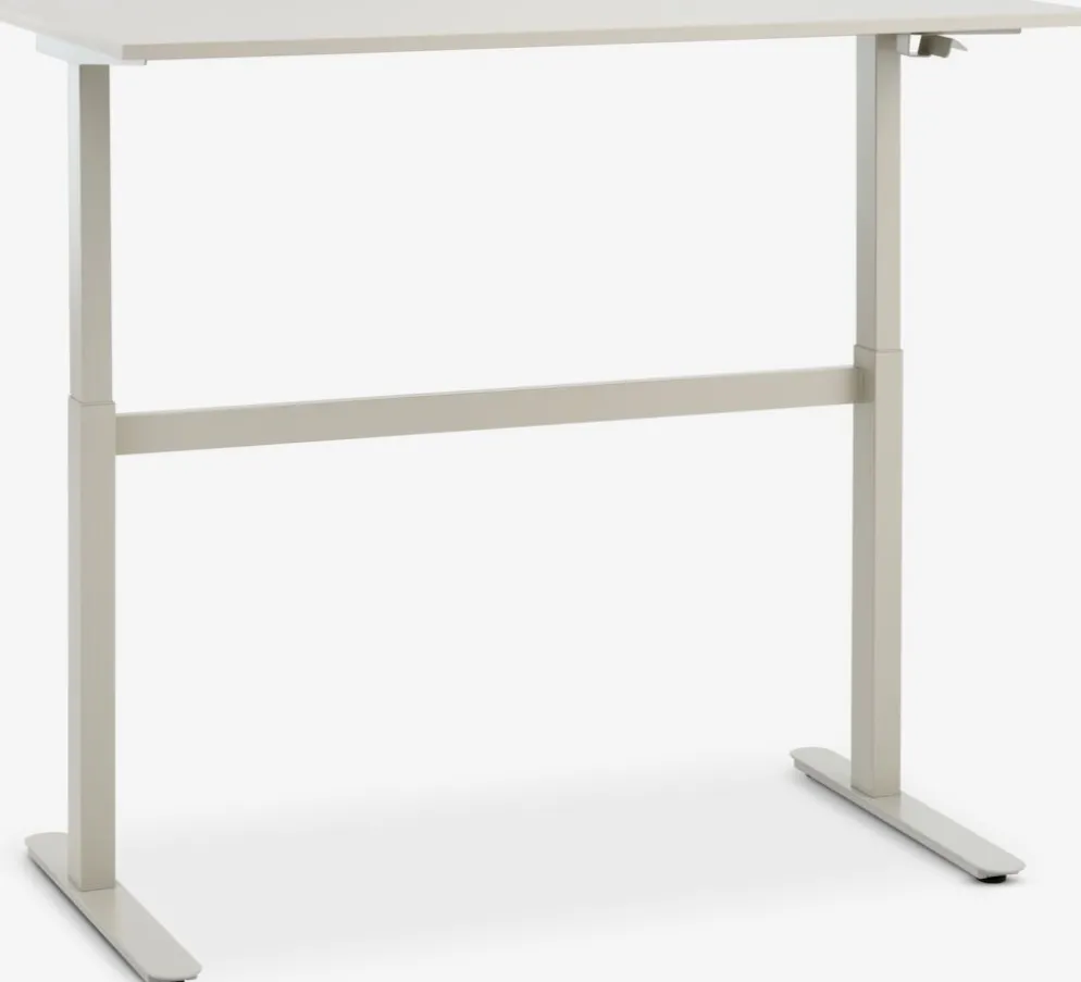 LUNDTOFTEscritorio elevable gas LUNDTOFT 70x130 beis