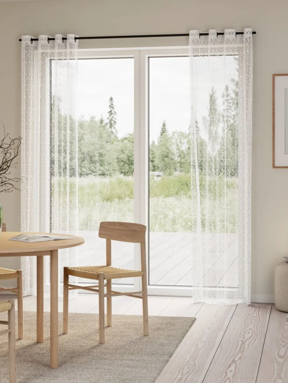 LUROCortina LURO 1x140x300 malla crema