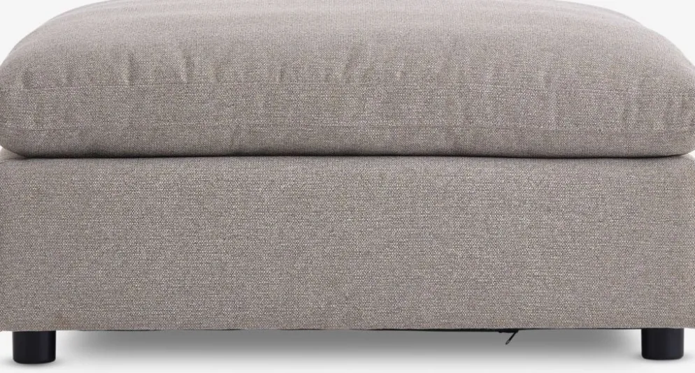 LYBYMódulo de sofá LYBY chaise longue/puf tela arena