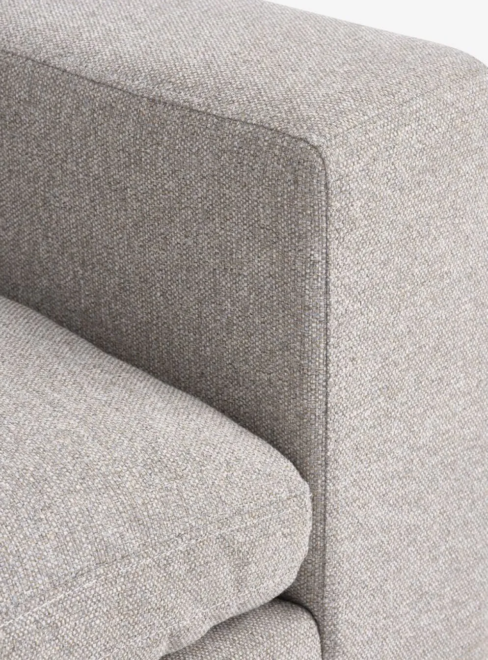 LYBYSofá modular LYBY 3 plazas chaise longue tela arena