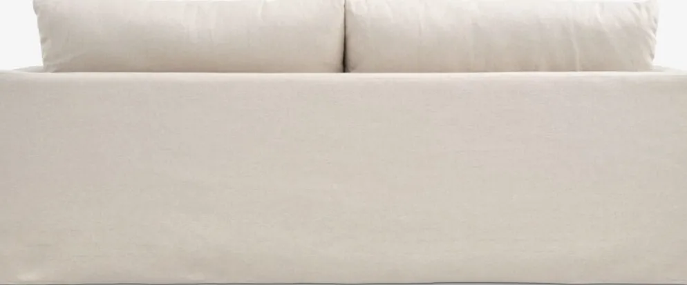 LYNGAASofá LYNGAA 3 plazas funda extraíble tela beis
