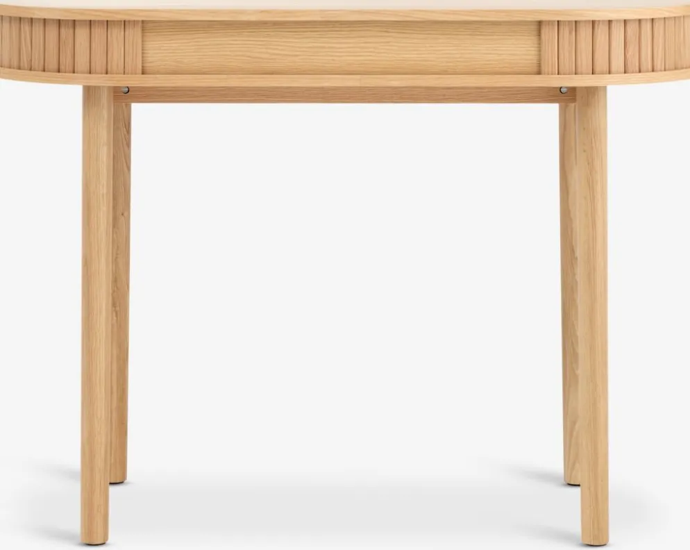 LYNGVIGMesa consola LYNGVIG 50x110 2 puertas persiana roble natural