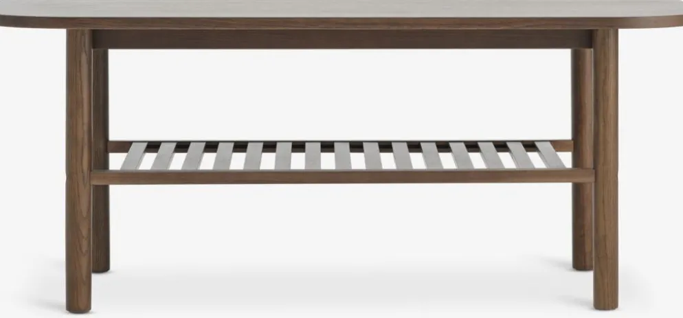 LYNGVIGMesa de centro LYNGVIG 60x110 1 estante roble oscuro