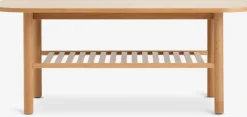 LYNGVIGMesa de centro LYNGVIG 60x110 con estante roble natural