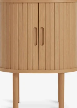 LYNGVIGMesita de noche LYNGVIG 2 puertas persiana roble natural