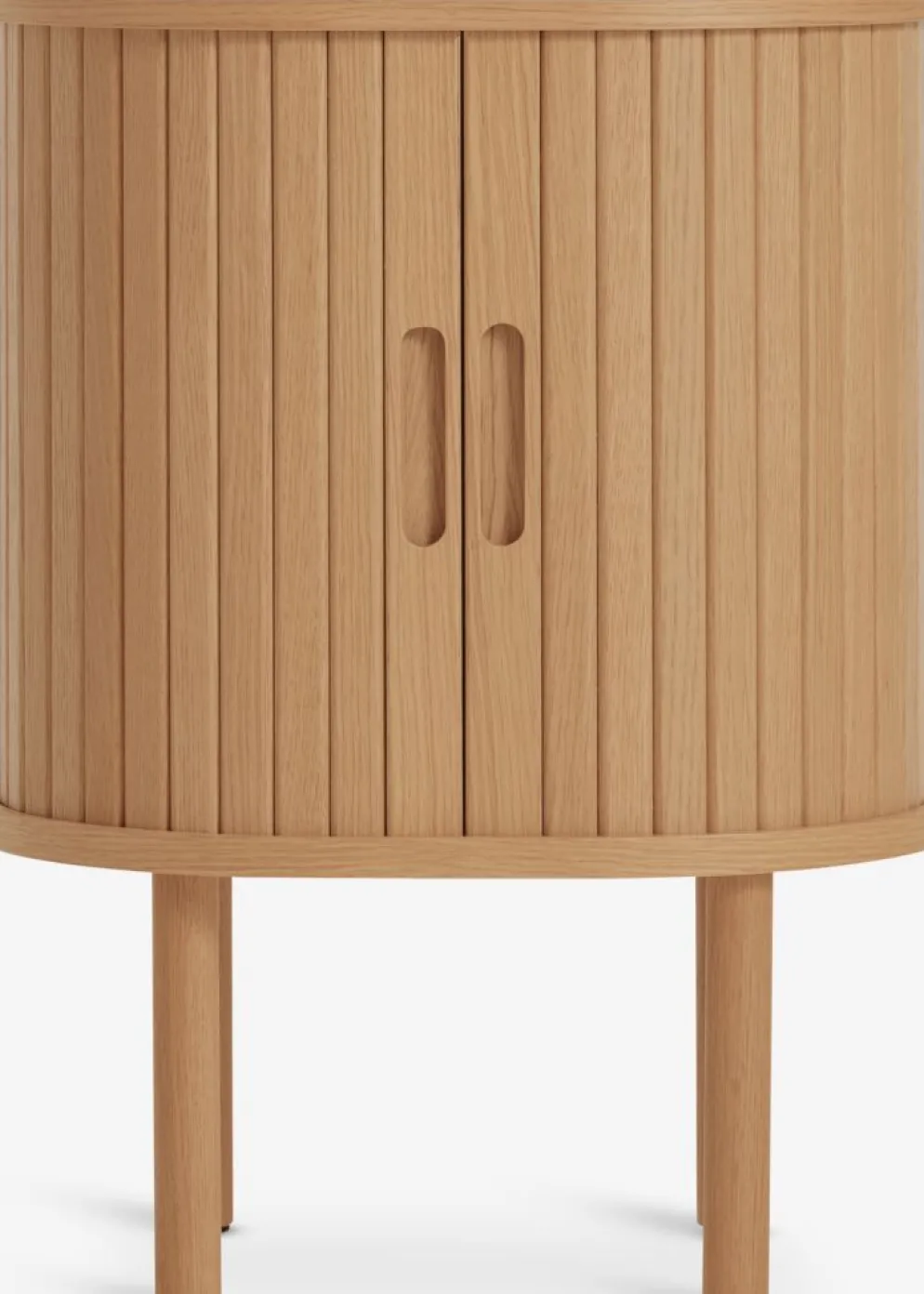 LYNGVIGMesita de noche LYNGVIG 2 puertas persiana roble natural