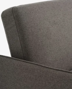 LYSTRUPSofá cama LYSTRUP 2 plazas tela gris oscuro