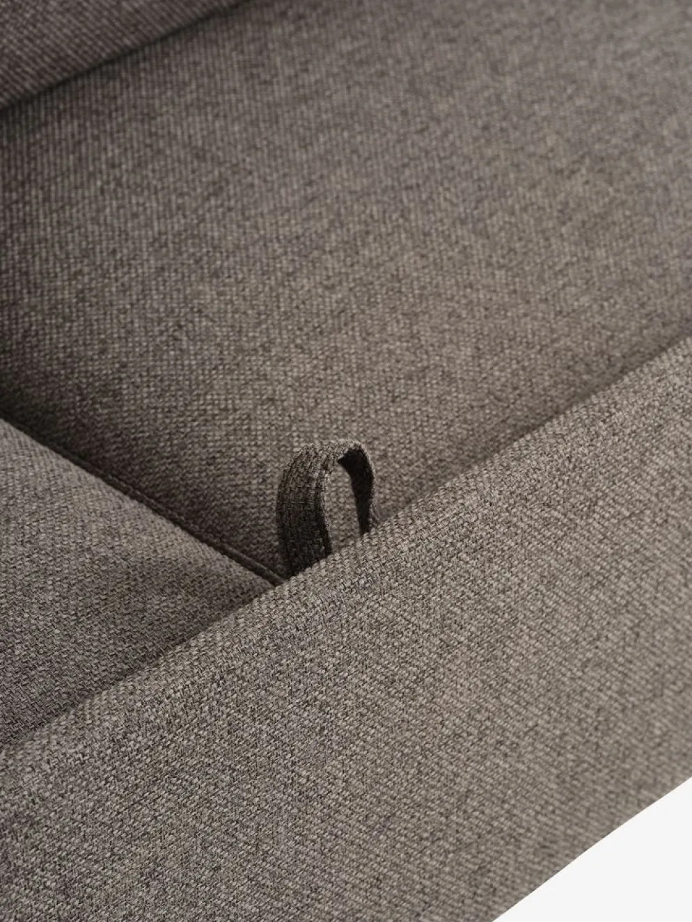 LYSTRUPSofá cama LYSTRUP 2 plazas tela gris oscuro