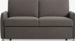 LYSTRUPSofá cama LYSTRUP 2 plazas tela gris oscuro