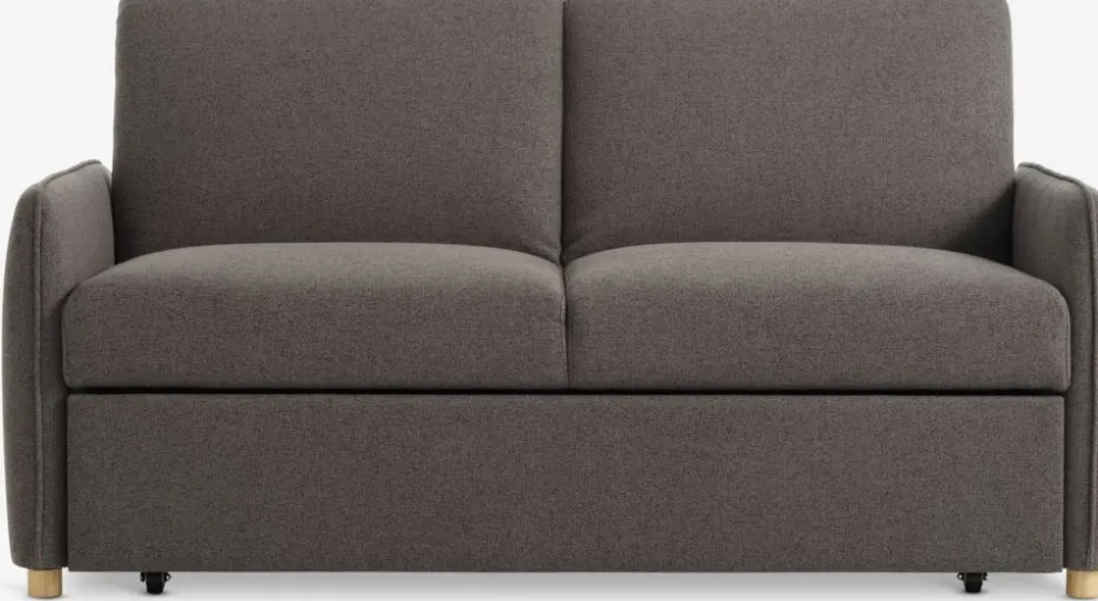 LYSTRUPSofá cama LYSTRUP 2 plazas tela gris oscuro