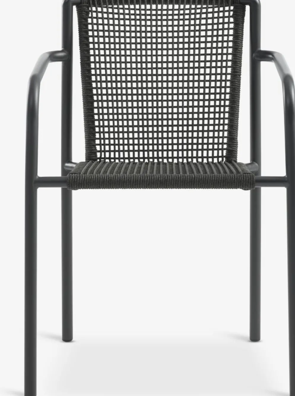 MADERUP + KRISTIANSTADMesa MADERUP L150 negro + 4 sillas KRISTIANSTAD verde