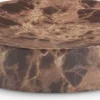 MAKARYDBandeja vaciabolsillos MAKARYD Ø10xA2cm efecto mármol marrón