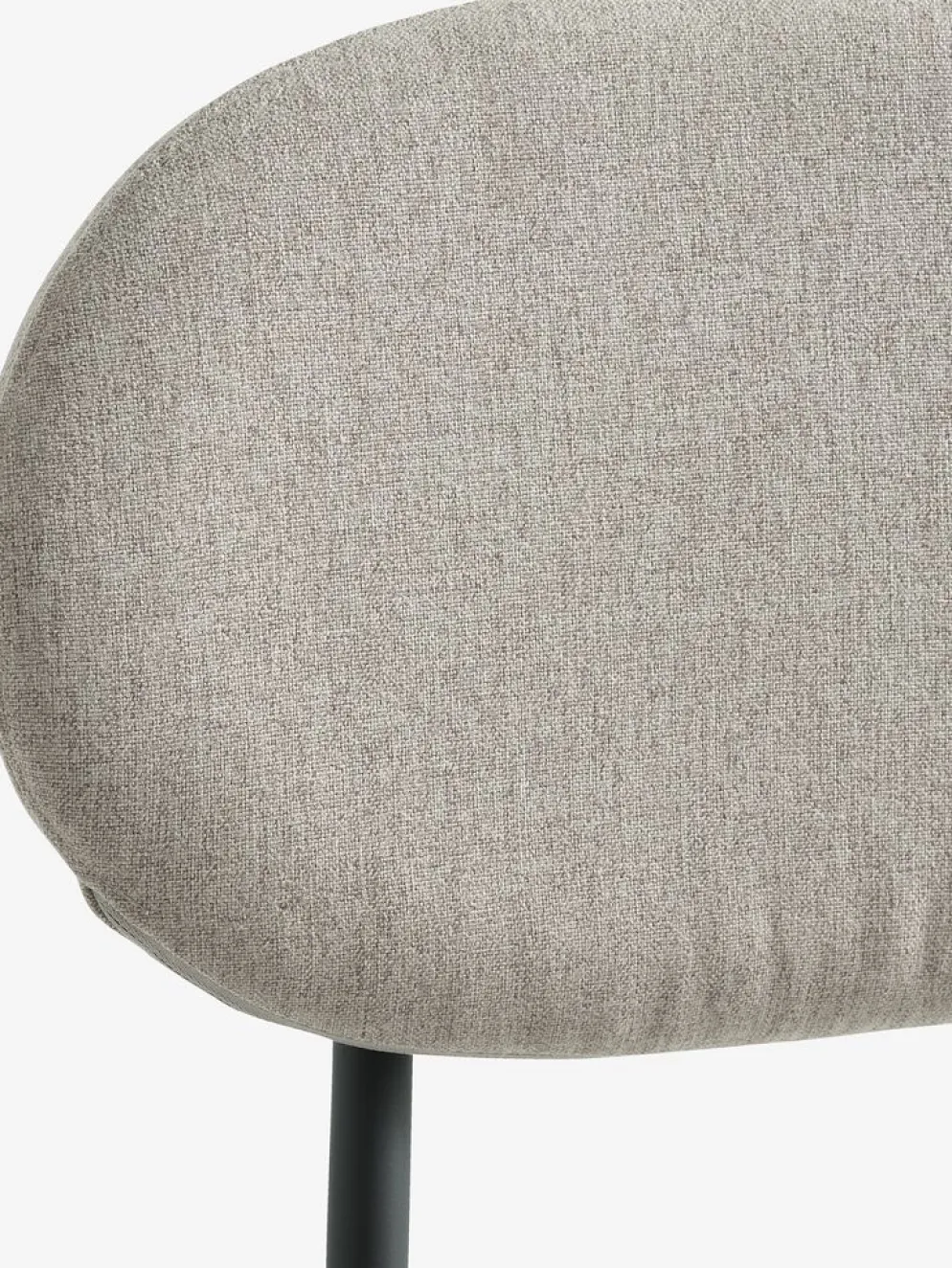 MALTSilla de comedor MALT tela arena/negro