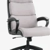 MARBJERGSilla de oficina MARBJERG polipiel negro/gris