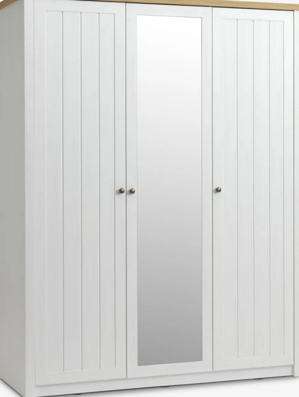 MARKSKELArmario MARKSKEL 162x210 blanco/color roble salvaje natural