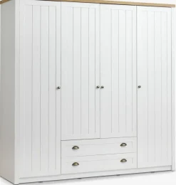 MARKSKELArmario MARKSKEL 212x210 blanco/color roble salvaje natural