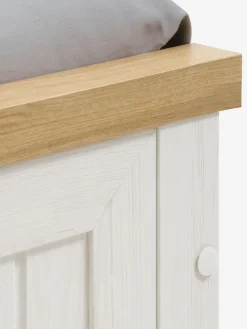 MARKSKELEstructura cama MARKSKEL 135x190 blanco/roble salvaje nat