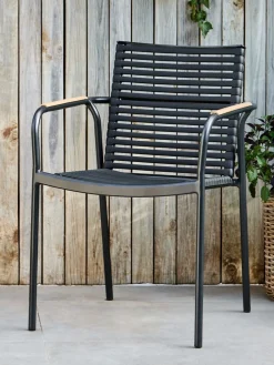 NABESilla apilable NABE negro