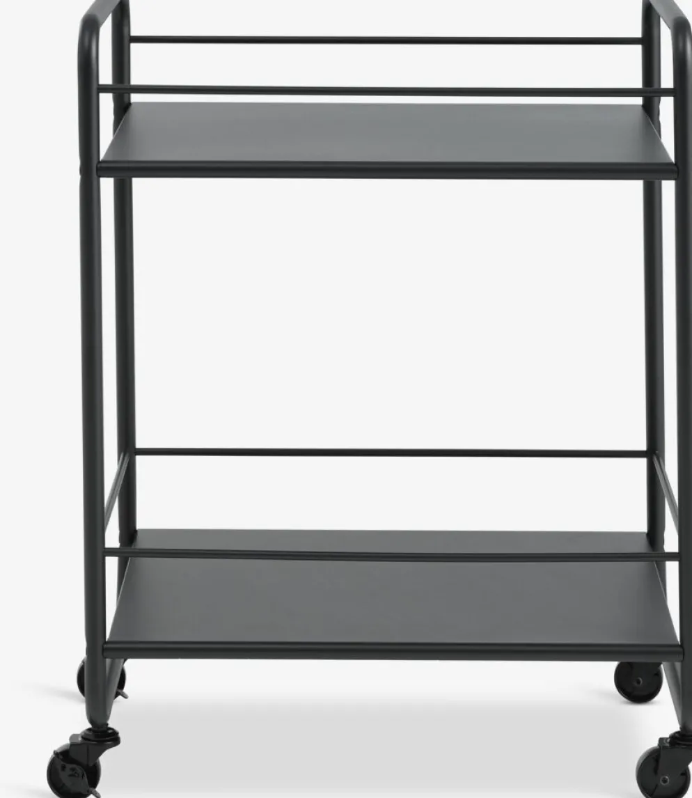 NARUPCarrito NARUP 2 estantes negro