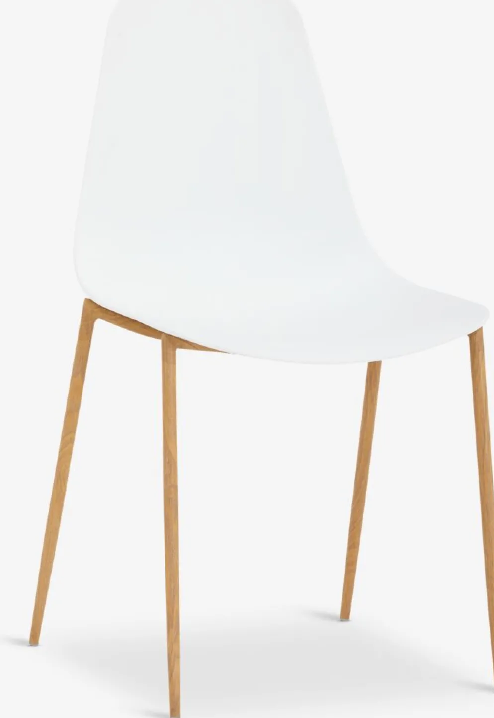 NEDERBYSilla de comedor NEDERBY blanco/roble natural