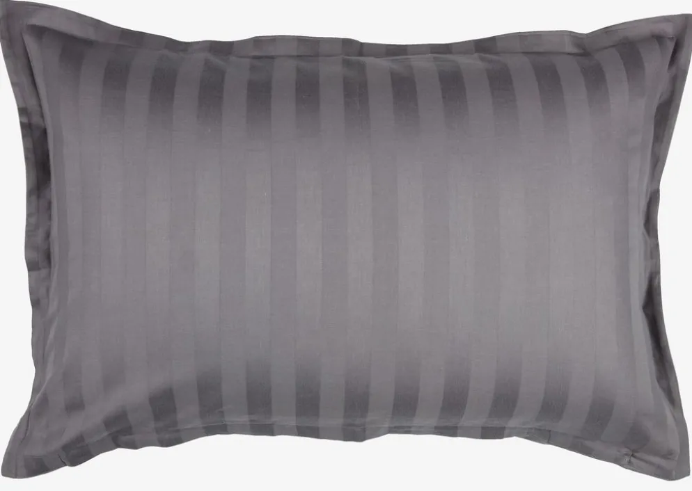 NELLGOLDFunda de almohada de satén NELL 50x70/75 antracita