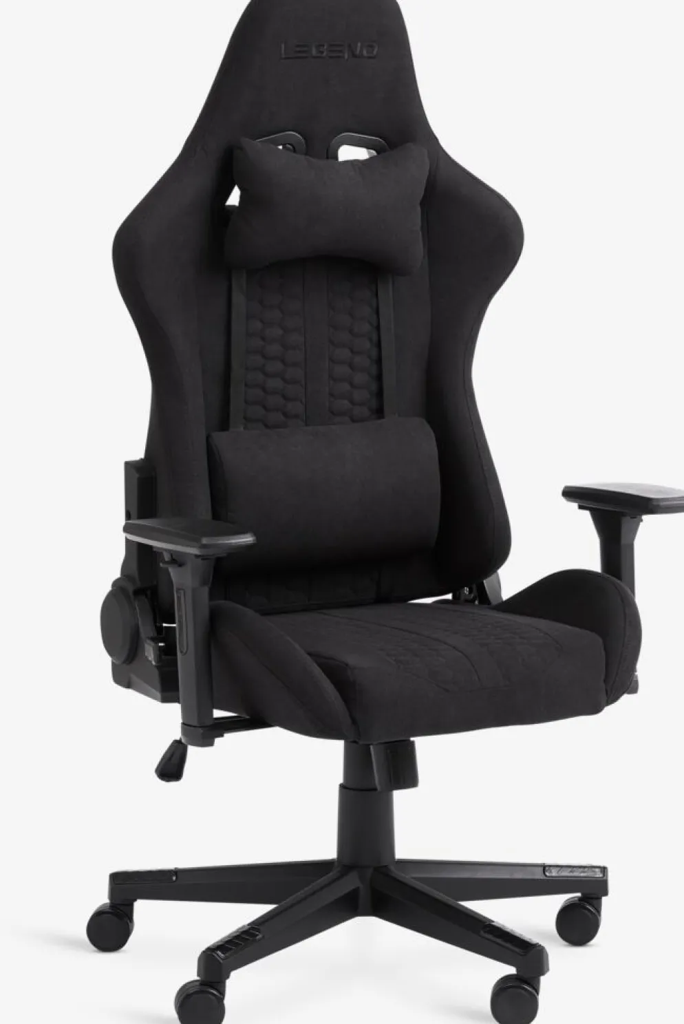 NIBESilla gaming NIBE tela negro/negro