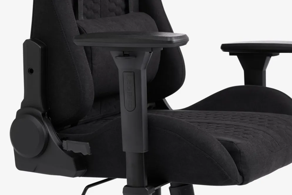 NIBESilla gaming NIBE tela negro/negro