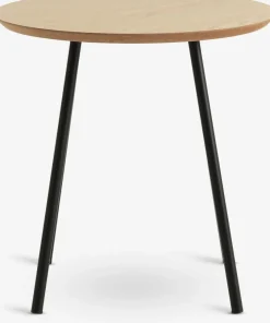 NYBOMesa auxiliar NYBO Ø40 color roble cálido/negro