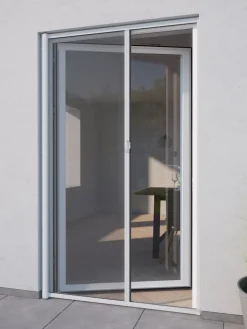 NYORDMosquitera enrollable NYORD 125x220 para puerta blanco