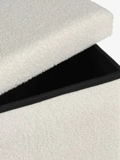 NYSTEDPuf NYSTED 76x38 con almacenaje felpa blanco crudo