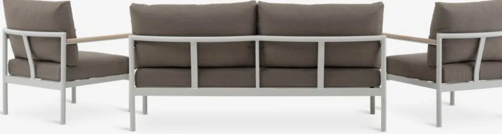 ODDESUNDConjunto muebles jardín ODDESUND 4,5 plazas beis