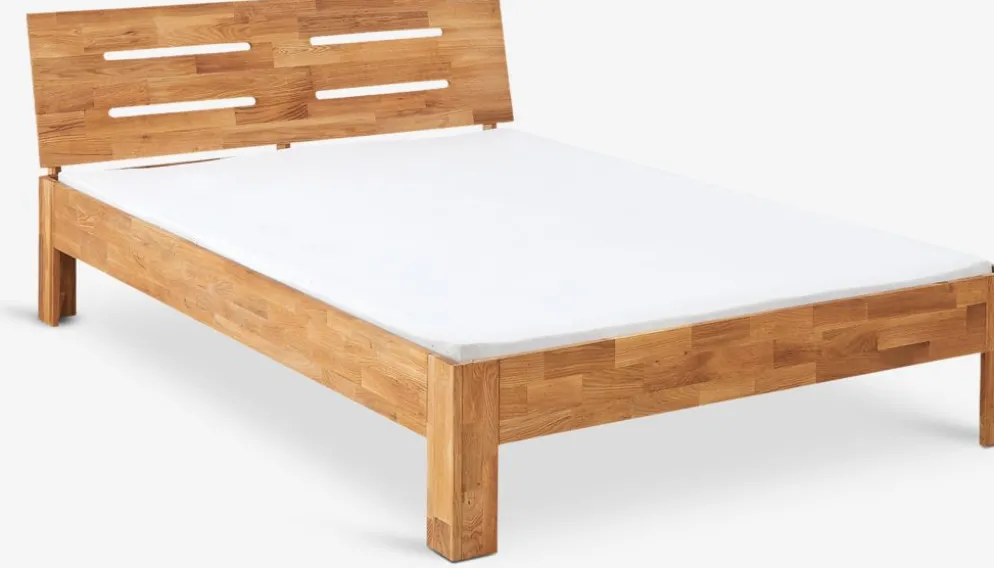 OLSKEREstructura cama OLSKER 135x190 roble natural