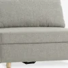 OLSTRUPSofá cama OLSTRUP 1,5 plazas tela gris