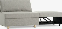 OLSTRUPSofá cama OLSTRUP 1,5 plazas tela gris