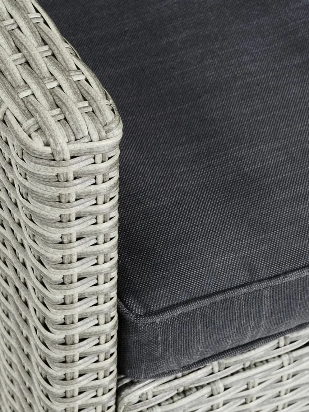 ONDRUPSofá de exterior con chaise longue ONDRUP 3 plazas gris