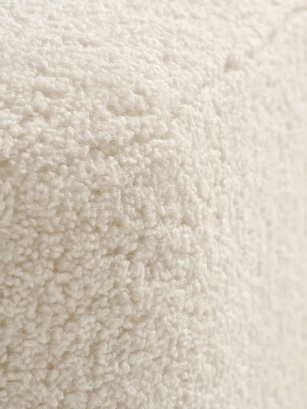 OREBOPuf OREBO 84x45 felpa blanco crudo