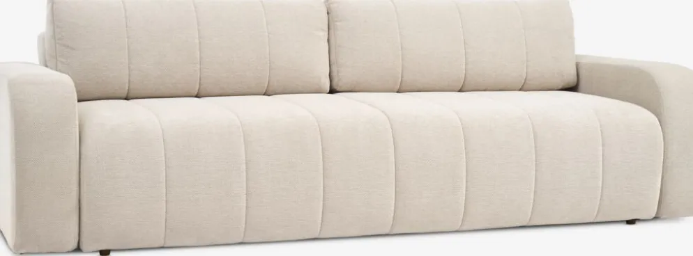 ORMSLEVSofá cama ORMSLEV 3 plazas tela beis