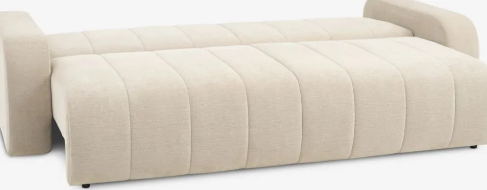 ORMSLEVSofá cama ORMSLEV 3 plazas tela beis