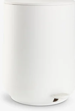 OXIECubo con pedal OXIE 5L con cierre suave blanco